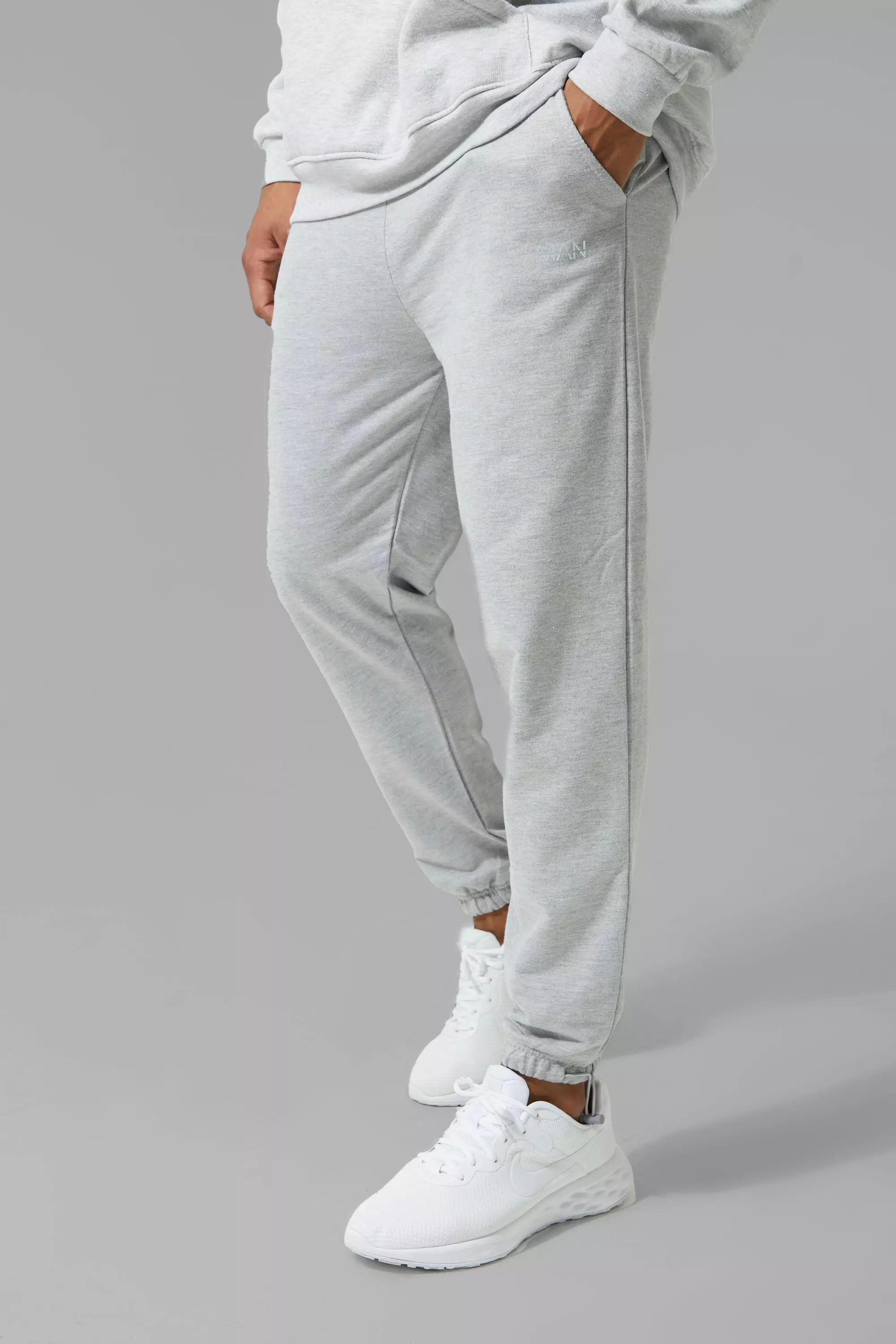 Grey discount joggers cuffed